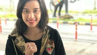 Chintya menyebut bahwa dirinya melakukan olahraga silat. Lebih spesifiknya ia berlatih silat Jigh AD Harimau Utara. (Foto: Instagram/chintyacandranaya)