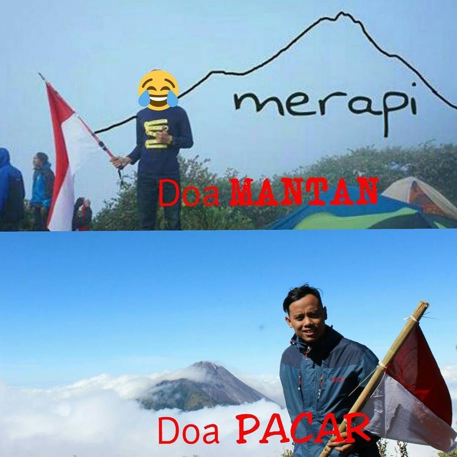 Senyum Dulu Pagi Ini Lihat Meme Kocak Pendaki Gunung