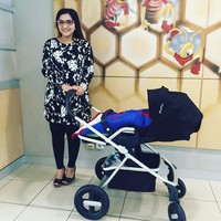 Penyanyi Ashanty melahirkan anak keduanya Arsya pada 28 Oktober 2016. Untuk bayi laki-lakinya itu Ashanty memakai stroller dari brand Nuna seharga Rp 7 jutaan. Foto: Dok. Instagram birdsnbeesbaby, Istimewa