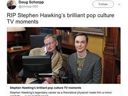 Tribut Menyentuh Netizen Buat Stephen Hawking