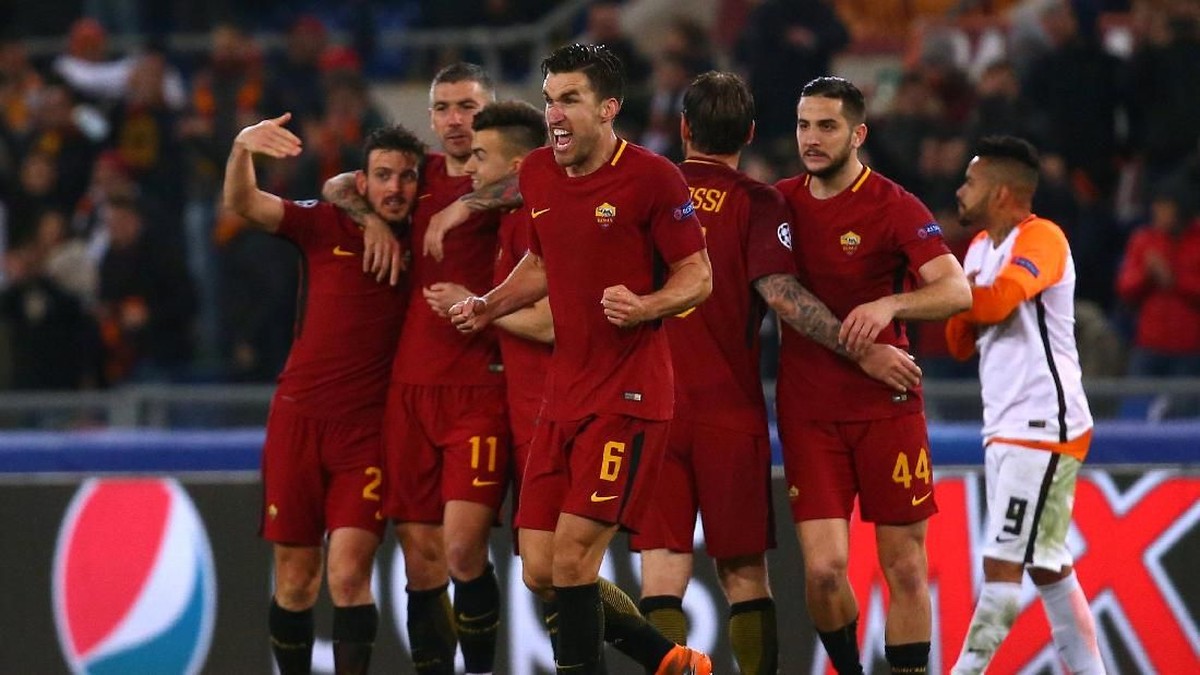 AS Roma akan melawan Barcelona di perempatfinal Liga Champions (Foto: Alessandro Bianchi/REUTERS)