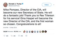 Ini Cuitan Trump Saat Pecat Menlu AS Rex Tillerson