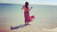 Michelle Phan mengawali karir sebagai beauty vlogger di Youtube tahun 2006. Mish (panggilan Michelle) juga senang traveling, foto ini diambil saat ia di Hawaii. (Michellephan/Instagram)