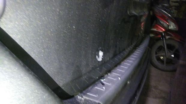 Mobil pejabat Pemkot Surabaya ditembak/