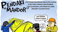 Kalau pendaki yang seperti di komik mini ini jangan ditiru (memependaki_/Instagram)
