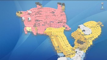 Keren! butuh ketekunan dan kreatiftas tinggi buat gambar seperti ini. Foto: Boredpanda