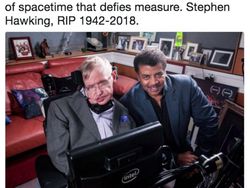 Tribut Menyentuh Netizen Buat Stephen Hawking