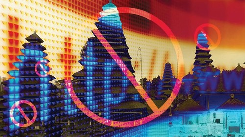 Ilustrasi fokus (bukan buat insert) Nyepi Tanpa Internet (Zaki Alfarabi/detikcom)