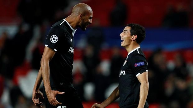 Steven N'Zonzi dan Wissam Ben Yedder menjadi pemain kunci Sevilla ketika mengalahkan MU.