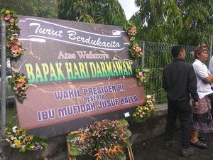 Ada Karangan Bunga JK, Keluarga Hari Darmawan: Kami Tak Menyangka