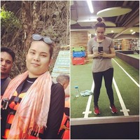 Rosantonette menulis bahwa berat badannya bertambah hingga mencapai 90 kilogram karena ia mengonsumsi makanan apapun yang ia sukai dan hampir tak pernah olahraga. Foto: Instagram