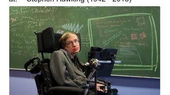 Salah satu kalimat bijak Stephen Hawking yang bikin netizen terkenang. (Foto: Twitter)