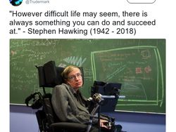 Tribut Menyentuh Netizen Buat Stephen Hawking
