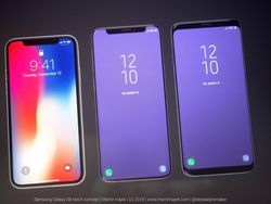 Ketika Galaxy S9 Punya Notch Seperti iPhone X