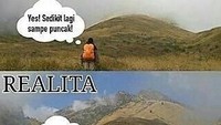 Kamu harus bersabar ketika menjadi pendaki (outdoor_bandung/Instagram)