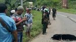 Penampakan Horor Lubang Besar Menganga di Tengah Jalan Wonosobo