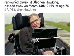 Tribut Menyentuh Netizen Buat Stephen Hawking
