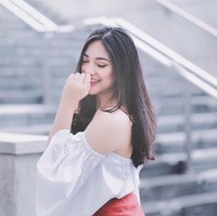 Paras wajah Nabila yang cantik tak bikin para pria bosan untuk melihatnya. Foto: Instagram