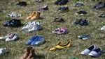Ribuan Sepatu Berjajar di Depan Gedung Parlemen AS, Apa Maksudnya?