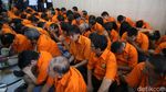 Foto: Ini 85 Penjudi yang Diciduk Polisi di Sawah Besar