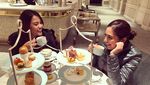 Mengintip Afternoon Tea Ashanty dan Aurel Hermansyah di London