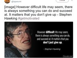 Tribut Menyentuh Netizen Buat Stephen Hawking