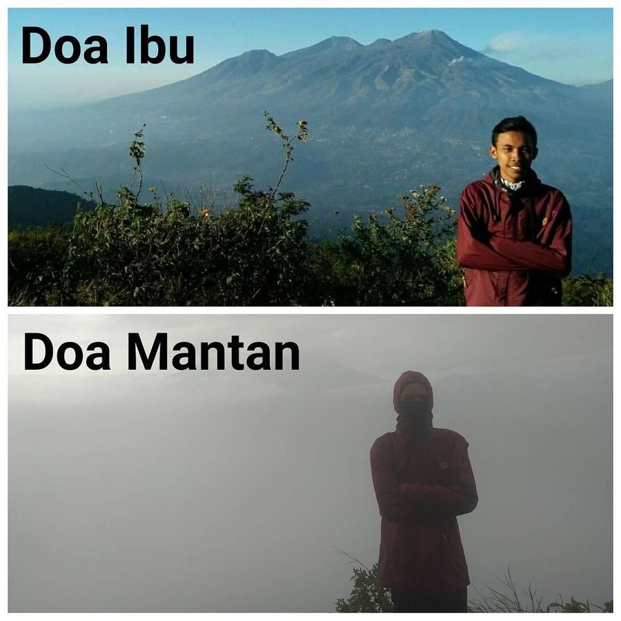 Senyum Dulu Pagi Ini Lihat Meme Kocak Pendaki Gunung