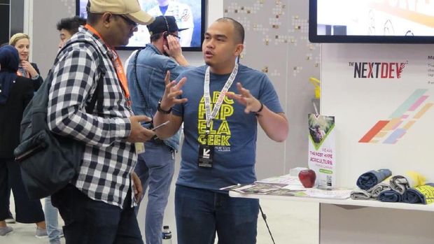 Event ini menjadi ajang startup unjuk gigi.
