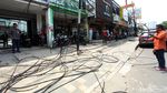 Kabel Semrawut di Jalan Margonda Depok Ditertibkan