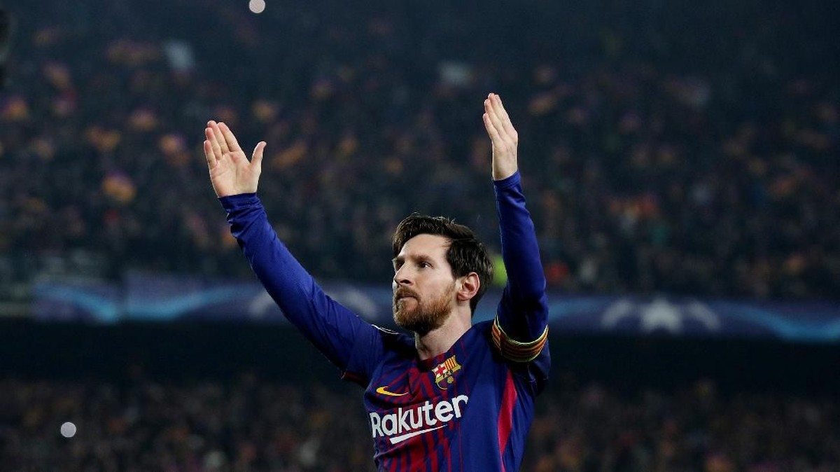 Lionel Messi menjadi bintang kemenangan Barcelona atas Chelsea (Foto: Albert Gea/Reuters)