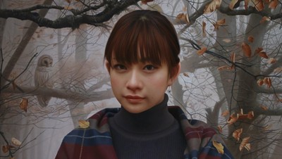 Keren! Lukisan Nyata Gadis Cantik Mirip Jepretan Kamera