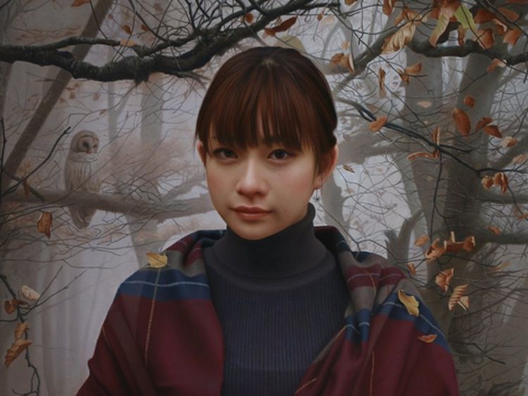 Keren! Lukisan Nyata Gadis Cantik Mirip Jepretan Kamera