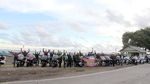 Pantai Pangandaran Diserbu Puluhan Moge Gold Wing