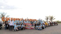 Konvoi para Goldwingers ini pun bertemu di Bogor dan melanjutkan ke Cianjur untuk bertemu rombongan Goldwingers dari area Cianjur.  Foto: Honda Gold Wing Club Indonesia