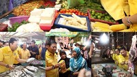 Hobi belanja atau blusukan pak? Lagi-lagi Setnov mengunjungi pasar sambil belanja bahan makanan. Ada ikan, daging, minyak goreng hingga cabai. Foto: Instagram @s.novanto