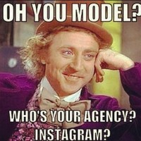 Ketika Instagram jadi agensi model, ini kata Willy Wonka. Foto: Istimewa