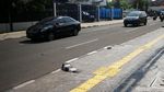 Cliiing... Bersihnya Trotoar di Depan Pasar Akik Rawa Bening