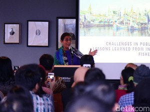 Di Universitas Harvard, Susi Ajak Mahasiswa Lindungi Laut