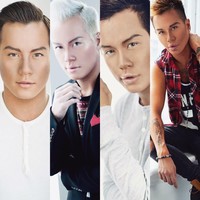 Tranformasi wajah Jonny Dylan sebelum dan setelah suntik filler dan Botox. Foto: Instagram/@jonathandylan