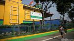 Cliiing... Bersihnya Trotoar di Depan Pasar Akik Rawa Bening