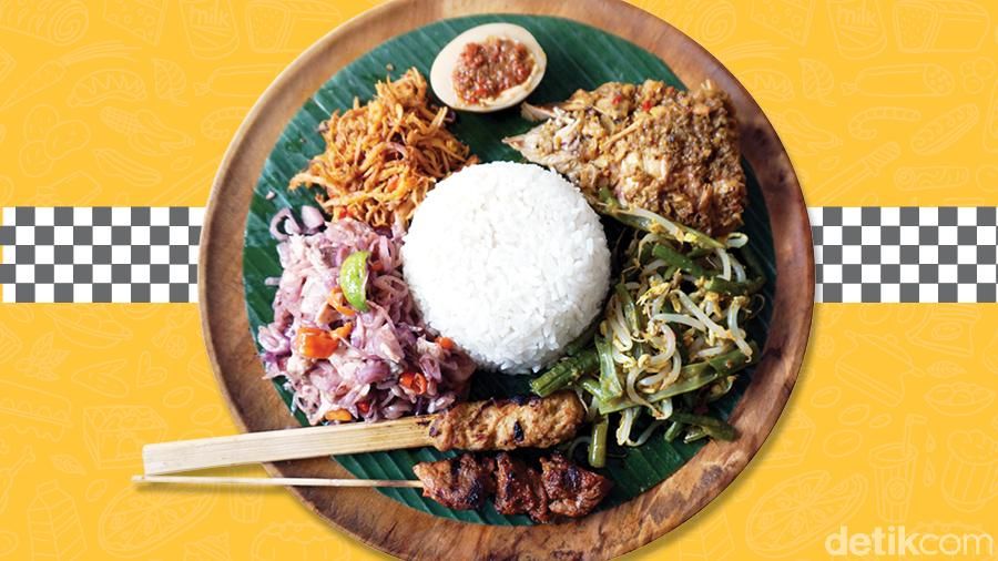 nasi campur khas Bali