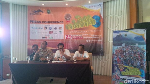 Konferensi pers Sail to Krakatau 2018 (Muhammad Iqbal/detikTravel)