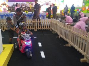 Polisi Kenalkan Simulasi Keselamatan Pada Anak Usia Dini
