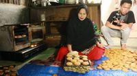 Begini tampilan kue janda yang sudah matang.