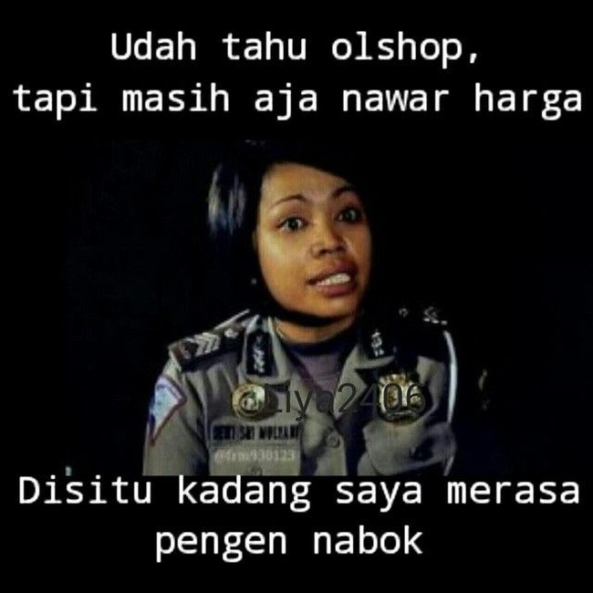 Bukan cuma sedih, pembeli yang suka tawar harga sadis bikin penjual online shop ingin melakukan kekerasan. Foto: Instagram