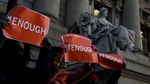 Pelajar AS Ramai-ramai Bolos untuk Demo Soal Senjata