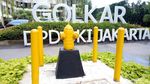Before-After Fire Hydrant di Golkar DKI dari Kuning Jadi Merah