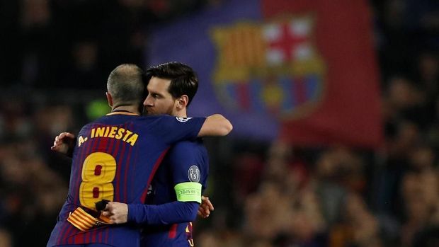 Andres Iniesta punya peran sepenting Lionel Messi di balik kejayaan Barcelona.