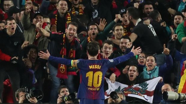 AS Roma harus bisa meredam pergerakan Lionel Messi.