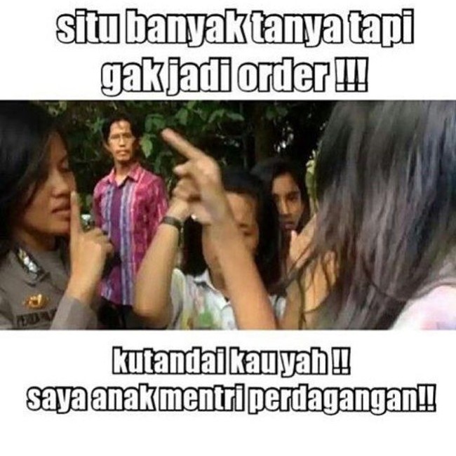 Awas, bisa jadi salah satu penjual olshop adalah anak Menteri Perdagangan. Foto: Instagram